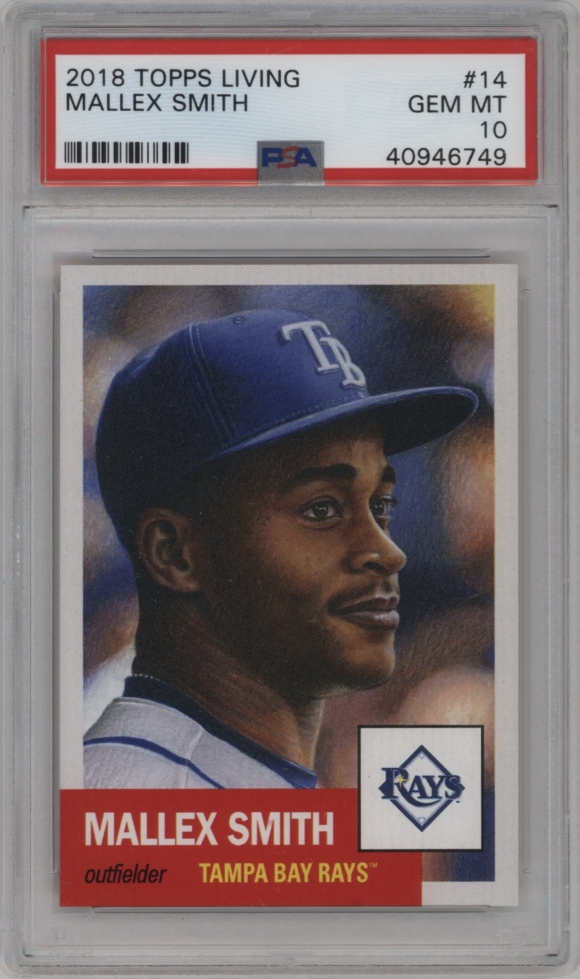 2021 Ultimate Topps Living Set 2018 Mallex Smith PSA 10