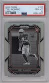 Trey McBride from the 2022 Panini Prizm set graded by PSA and given an overall grade of 10.