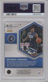 Anthony Edwards from the 2020-21 Panini Mosaic set featuring a Mosaic parallel graded by PSA and given an overall grade of 10.