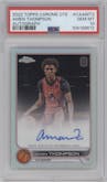 Amen Thompson from the 2022-23 Topps Chrome Overtime Elite set graded by PSA and given an overall grade of 10.