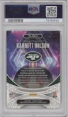 Garrett Wilson from the 2022 Panini Phoenix set featuring a Yellow parallel graded by PSA and given an overall grade of 10.