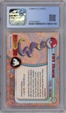Ekans from the 1999 Pokemon set featuring a Rainbow Foil parallel graded by CSG and given an overall grade of 8.5.