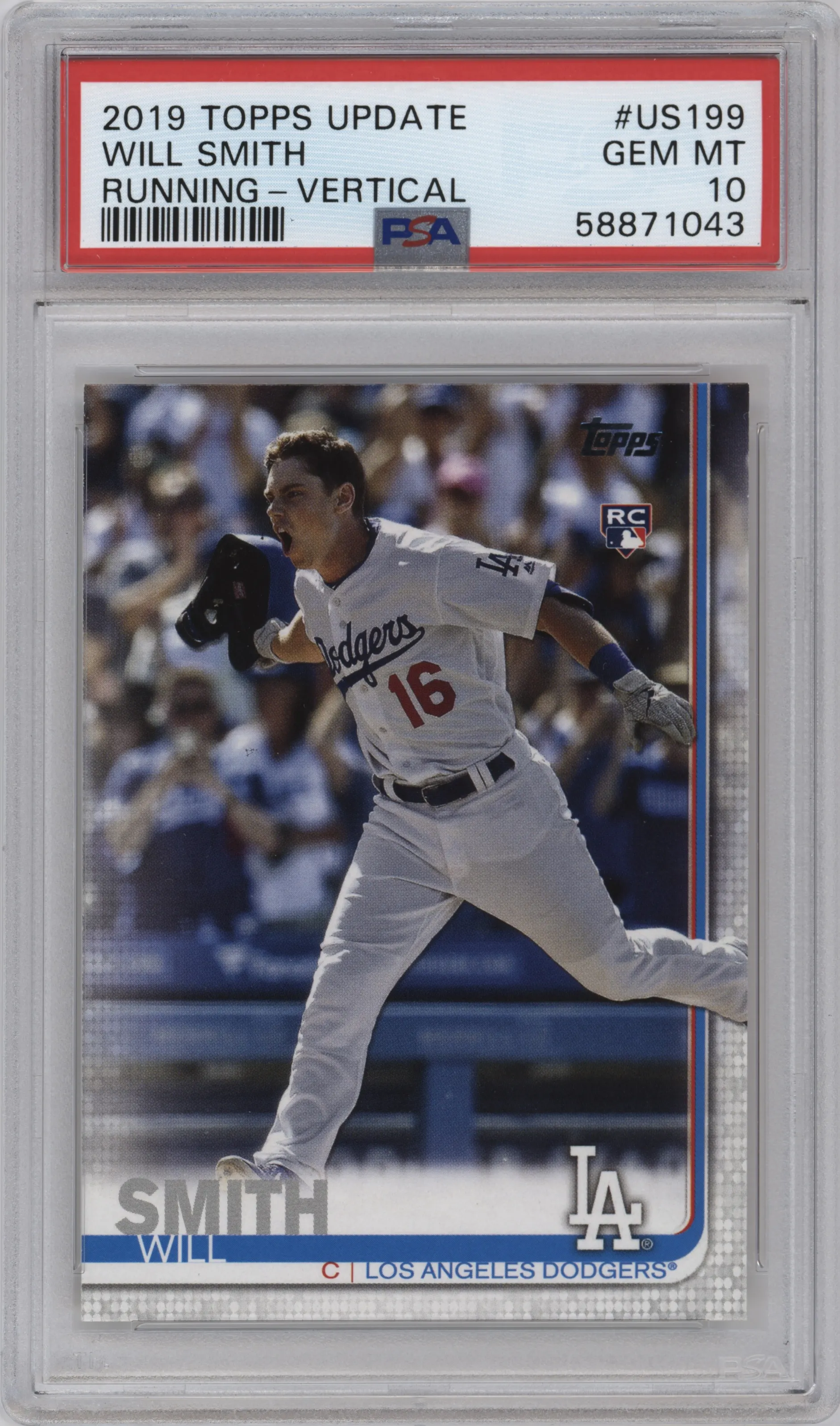 2019 Topps Update Variation Will Smith #US199 PSA 10