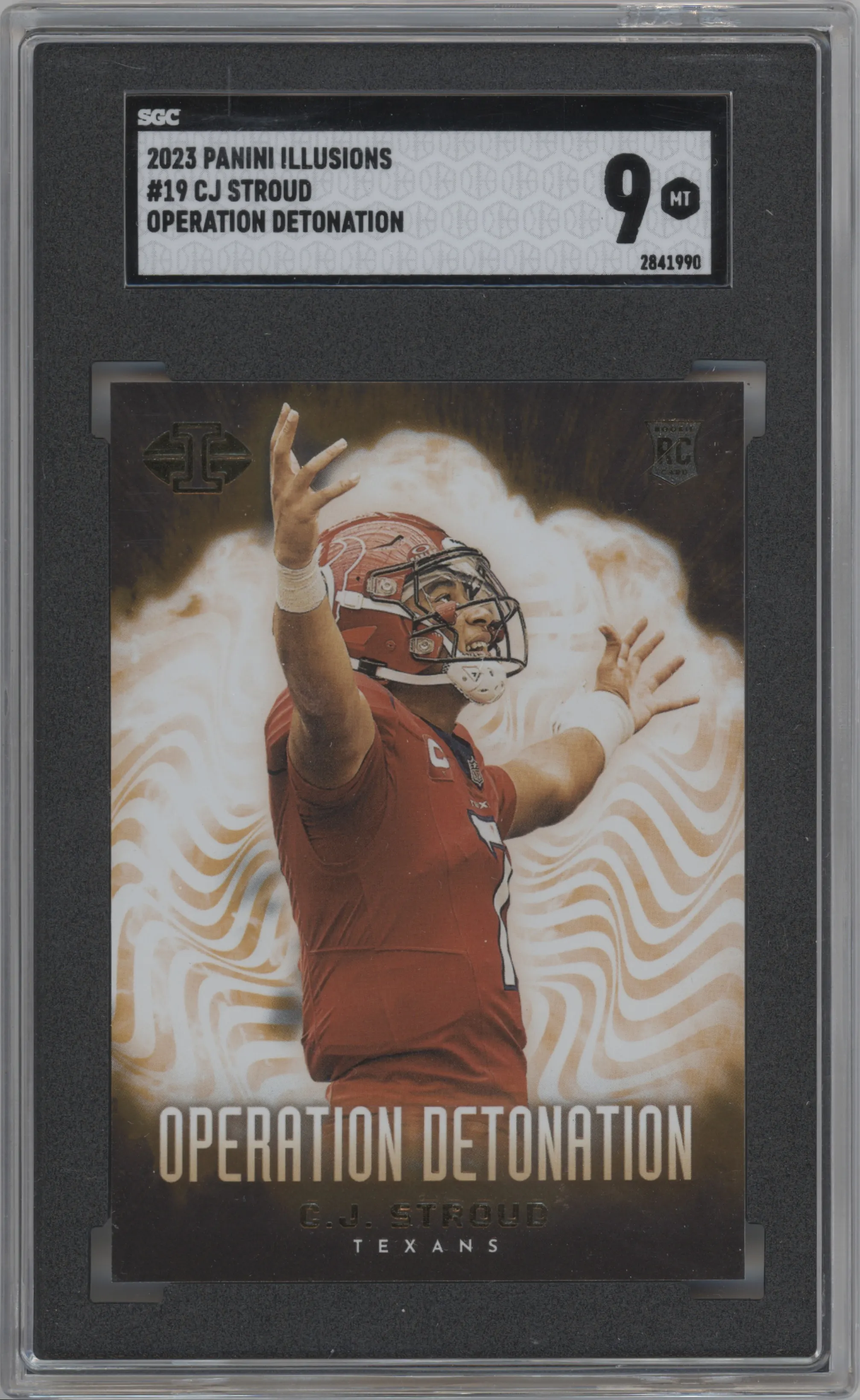2023 Panini Illusions Operation Detonation C.J. Stroud #19 SGC 9