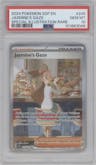 Jasmine's Gaze from the 2024 Pokemon SV set graded by PSA and given an overall grade of 10.