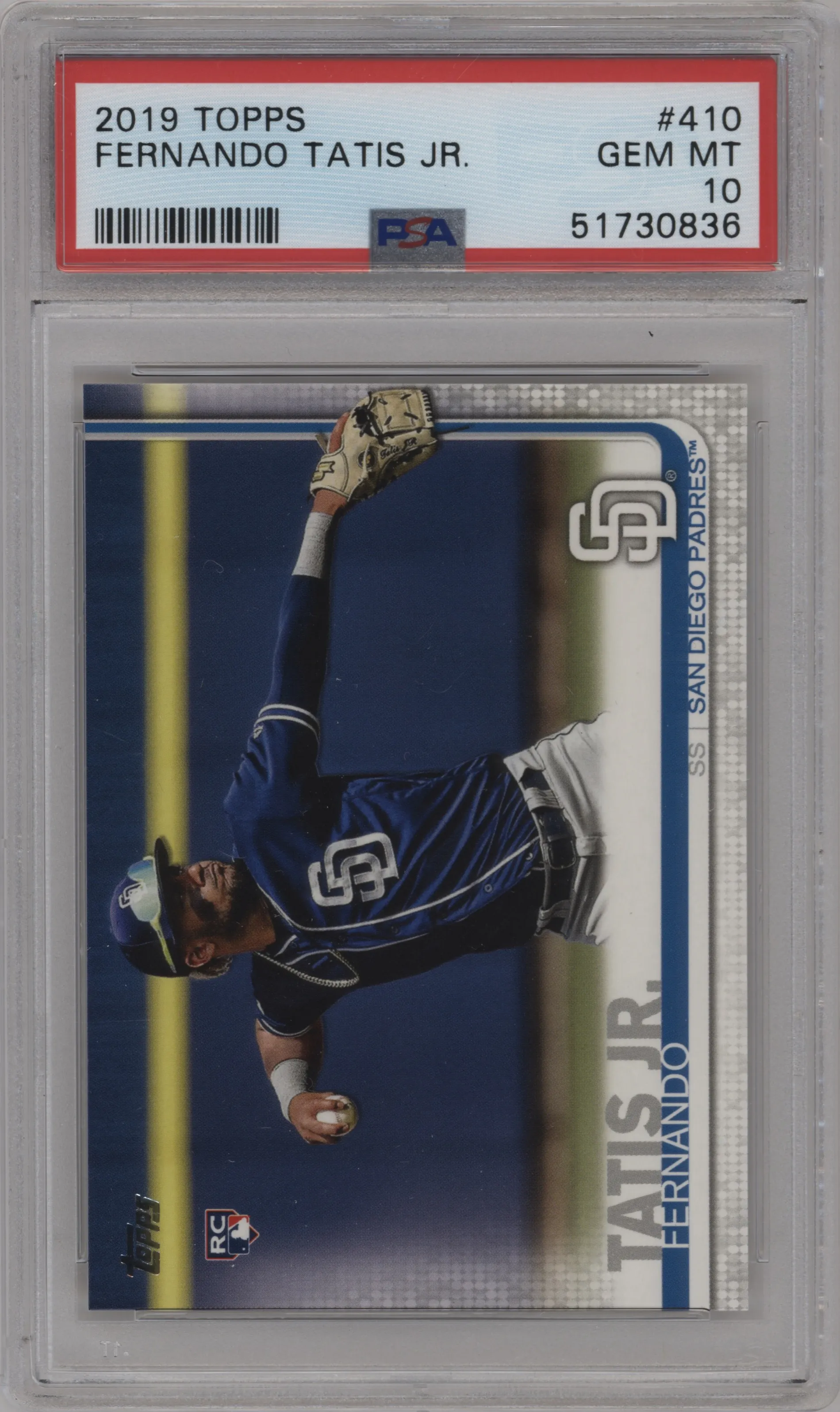 2019 Topps Series 2 Fernando Tatis Jr. PSA 10