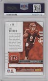 Joe Burrow from the 2020 Panini Absolute set graded by PSA and given an overall grade of 10.