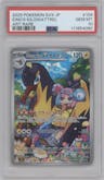 Iono's Kilowattrel from the 2025 Pokemon SV JPN set graded by PSA and given an overall grade of 10.