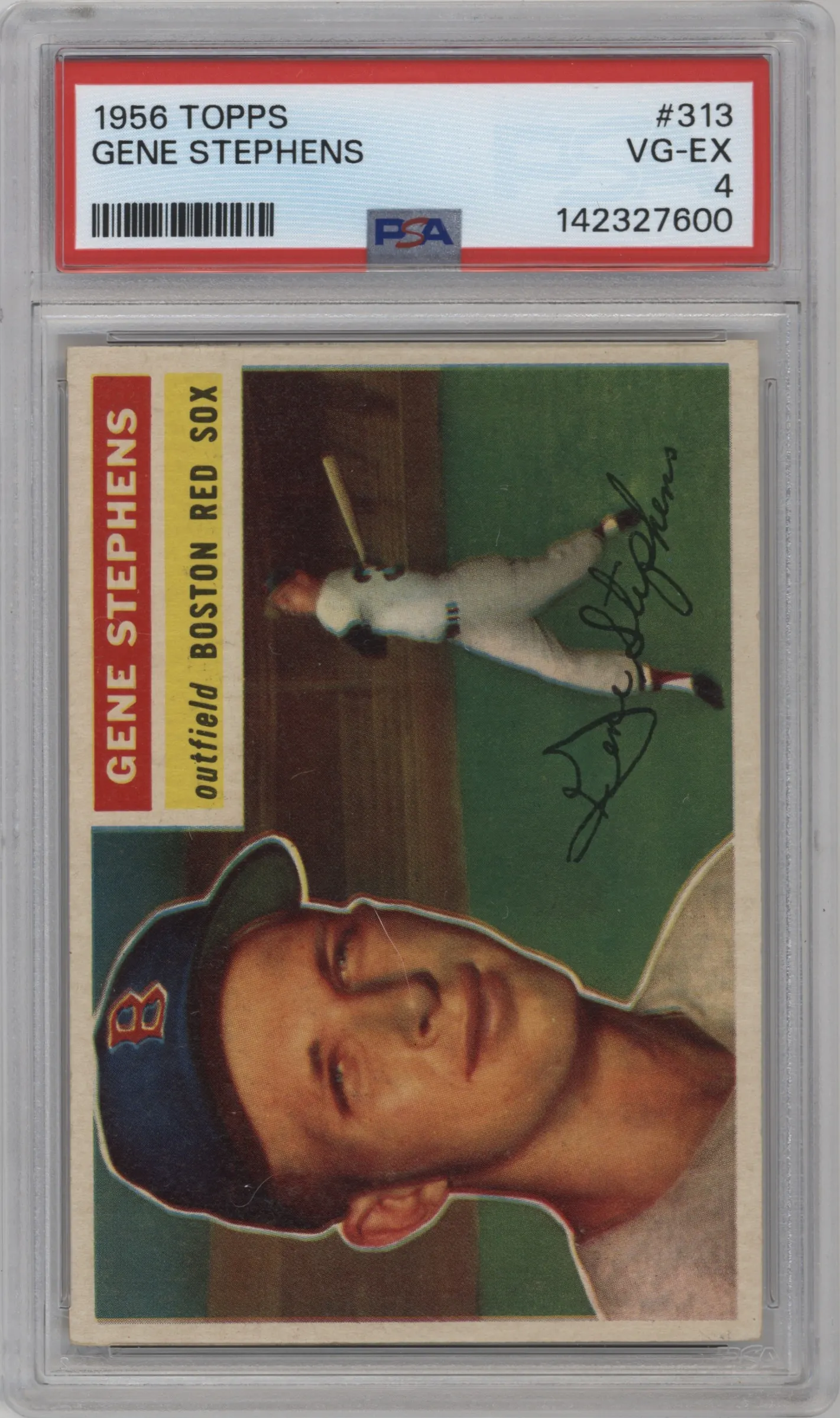 1956 Topps Gene Stephens #313 PSA 4