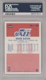 Mark Eaton from the 1986-87 Fleer set graded by PSA and given an overall grade of 8.