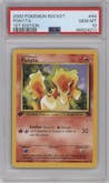 Ponyta from the 2000 Pokemon set graded by PSA and given an overall grade of 10.