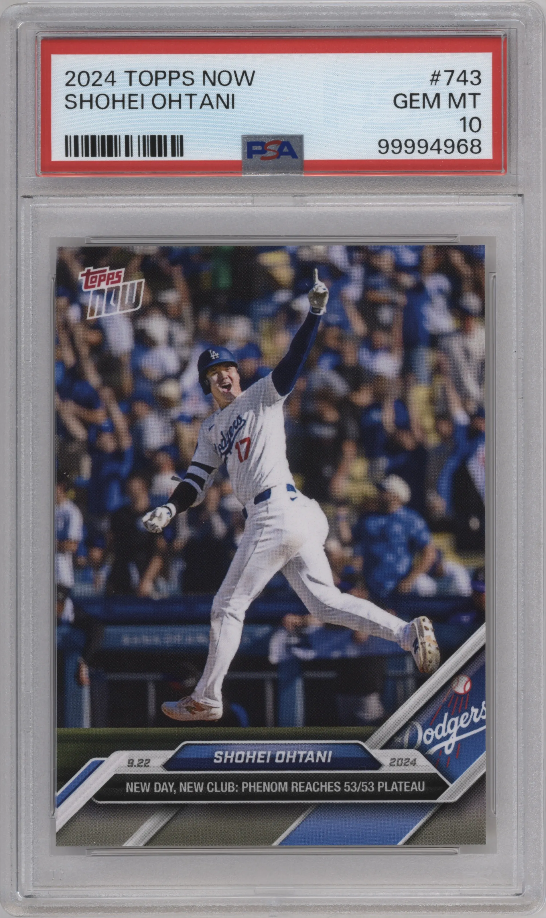 2024 Topps Now Shohei Ohtani PSA 10