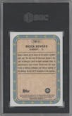 Brock Bowers from the 2023 Bowman Chrome University set graded by SGC and given an overall grade of 10.