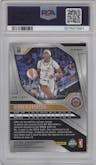 Rickea Jackson from the 2024 Panini Prizm WNBA set featuring a Pulsar parallel graded by PSA and given an overall grade of 9.