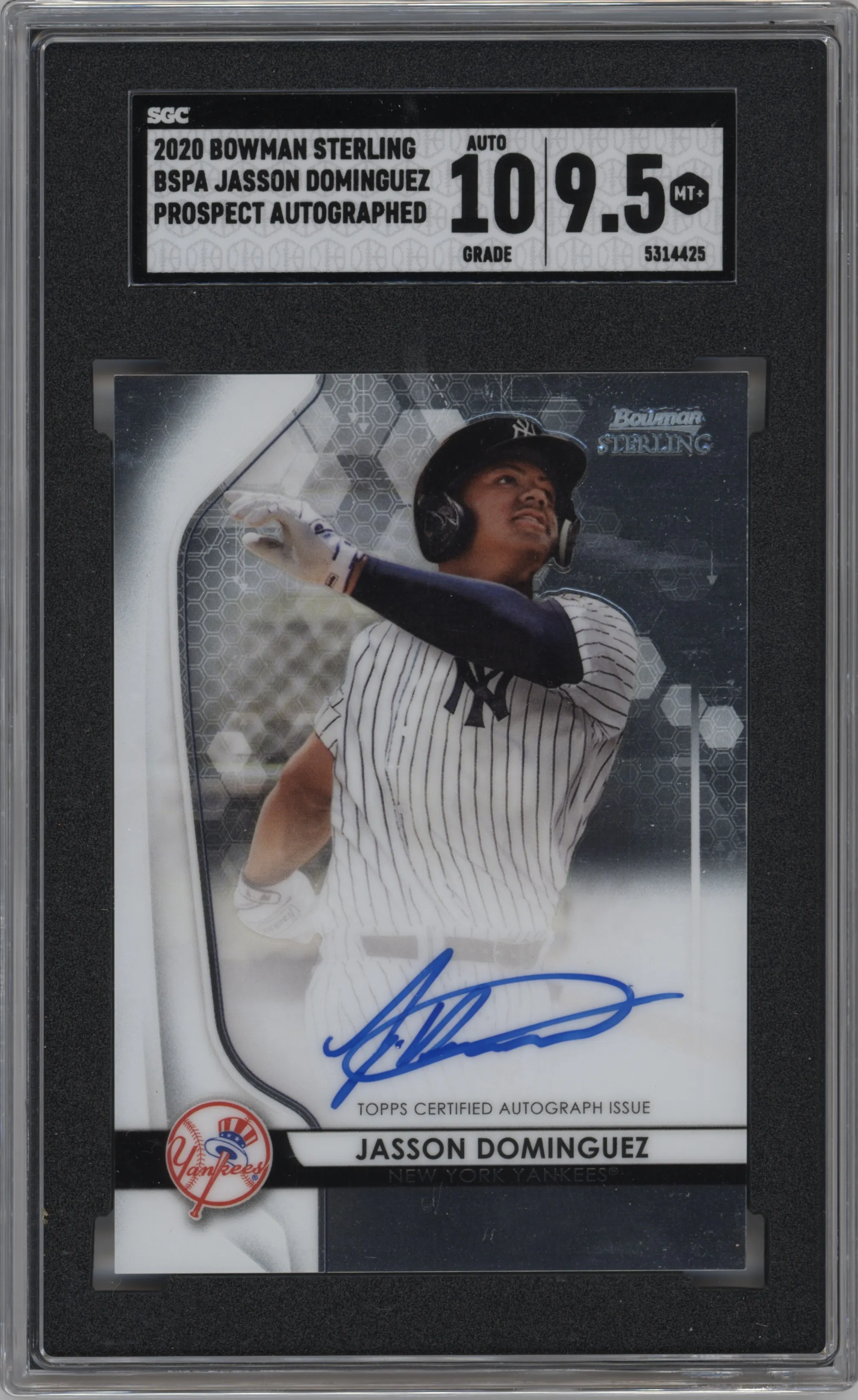 2020 Bowman Sterling Pros.Auto Jasson Dominguez SGC 9.5