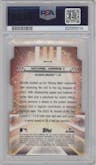Michael Harris II from the 2023 Topps Cosmic Chrome set graded by PSA and given an overall grade of 10.