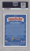 Paul Skenes from the 2024 Bowman Chrome set graded by PSA and given an overall grade of 10.