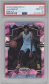 Ja Morant from the 2019-20 Panini Prizm set featuring a Pink Ice parallel graded by PSA and given an overall grade of 10.