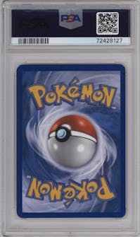 Charmander from the 2008 Pokemon D&P set graded by PSA and given an overall grade of 8.