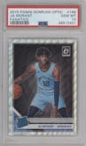 Ja Morant from the 2019-20 Panini Donruss Optic set featuring a Fanatics Box Set parallel graded by PSA and given an overall grade of 10.