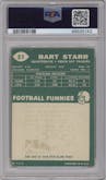 Bart Starr from the 1960 Topps set graded by PSA and given an overall grade of 4.