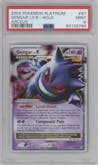 Gengar LV.X from the 2009 Pokemon Platinum set graded by PSA and given an overall grade of 9.