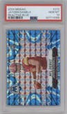 Jayden Daniels from the 2024 Panini Mosaic set featuring a Reactive Blue parallel graded by PSA and given an overall grade of 10.