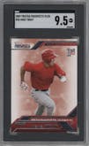 Michael Trout from the 2009 TriStar Prospects Plus set graded by SGC and given an overall grade of 9.5.