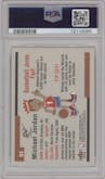 Michael Jordan from the 2002-03 Fleer Platinum set graded by PSA and given an overall grade of 10.