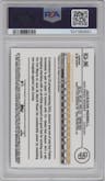 Jackson Merrill from the 2024 Topps Chrome Logofractor set featuring a Green Refractor parallel graded by PSA and given an overall grade of 10.