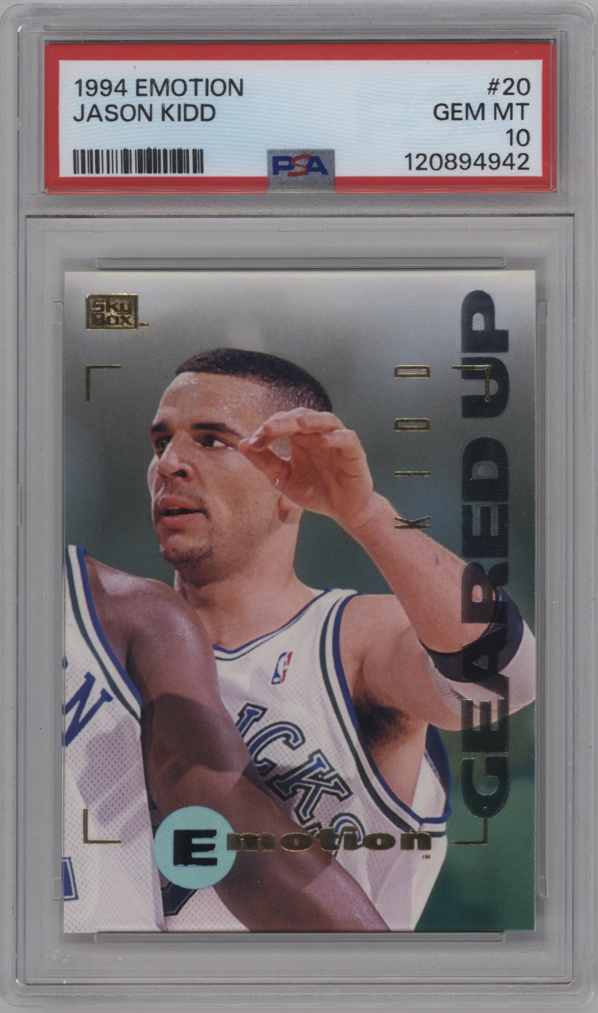 1994 Skybox E-Motion Jason Kidd #20 PSA 10