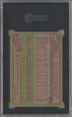 Roger Clemens from the 1985 Topps set graded by SGC and given an overall grade of 8.5.