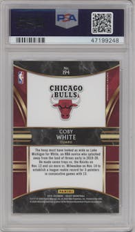 Coby White from the 2019-20 Panini Select set graded by PSA and given an overall grade of 9.