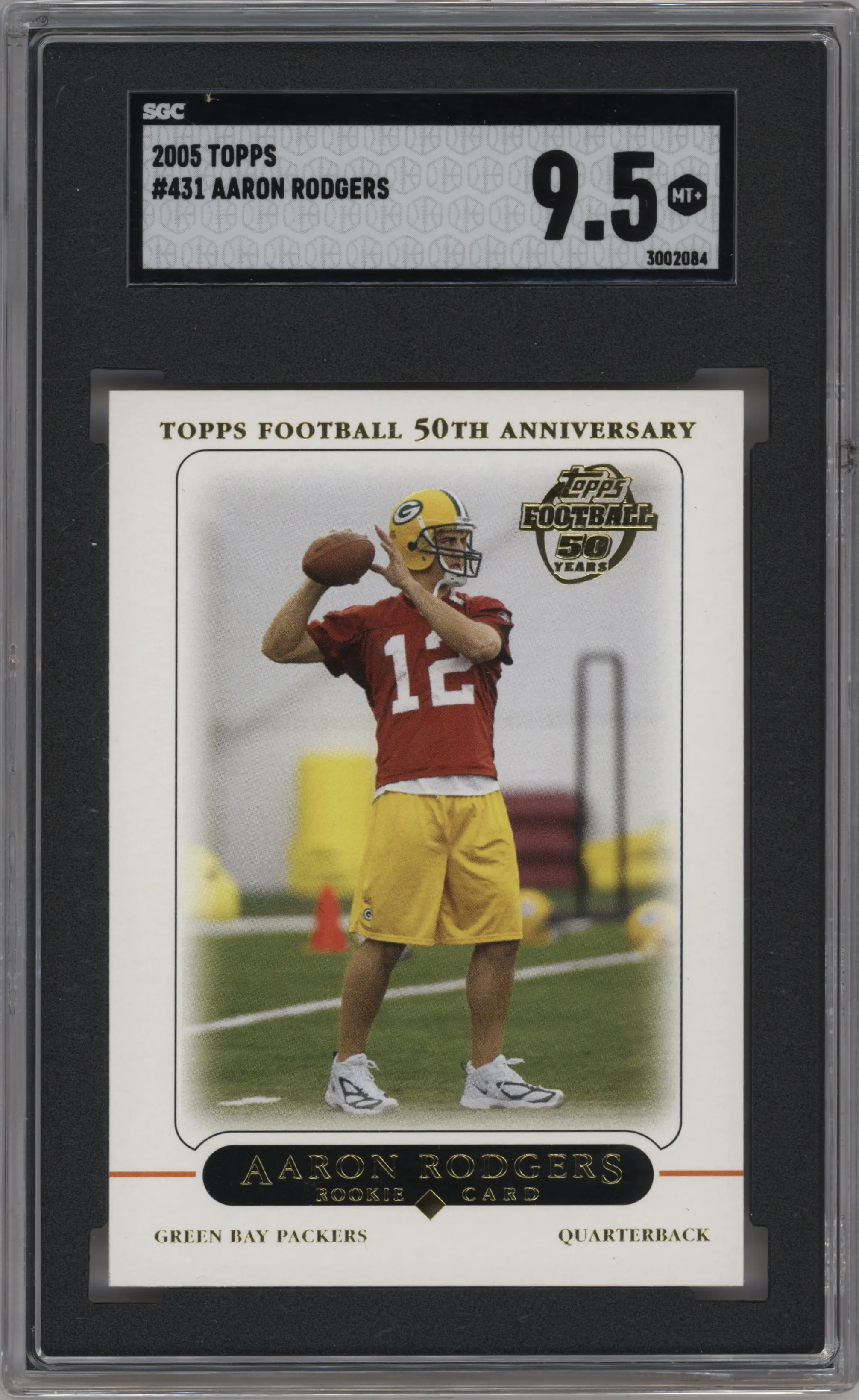 2005 Topps Aaron Rodgers #431 SGC 9.5