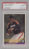 Nolan Ryan from the 1984 Donruss set graded by PSA and given an overall grade of 9.