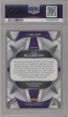 J.J. McCarthy from the 2024 Panini Spectra set graded by PSA and given an overall grade of 10.