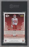 George Karlaftis from the 2022 Panini Illusions set featuring a Gold parallel graded by SGC and given an overall grade of 10.