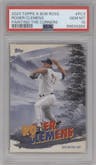 Roger Clemens from the 2023 Topps X Bob Ross The Joy of Baseball set graded by PSA and given an overall grade of 10.