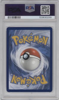 Darkrai VSTAR from the 2023 Pokemon SWSH set graded by PSA and given an overall grade of 10.