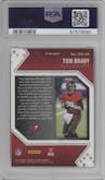 Tom Brady from the 2021 Panini Rookies & Stars set graded by PSA and given an overall grade of 10.