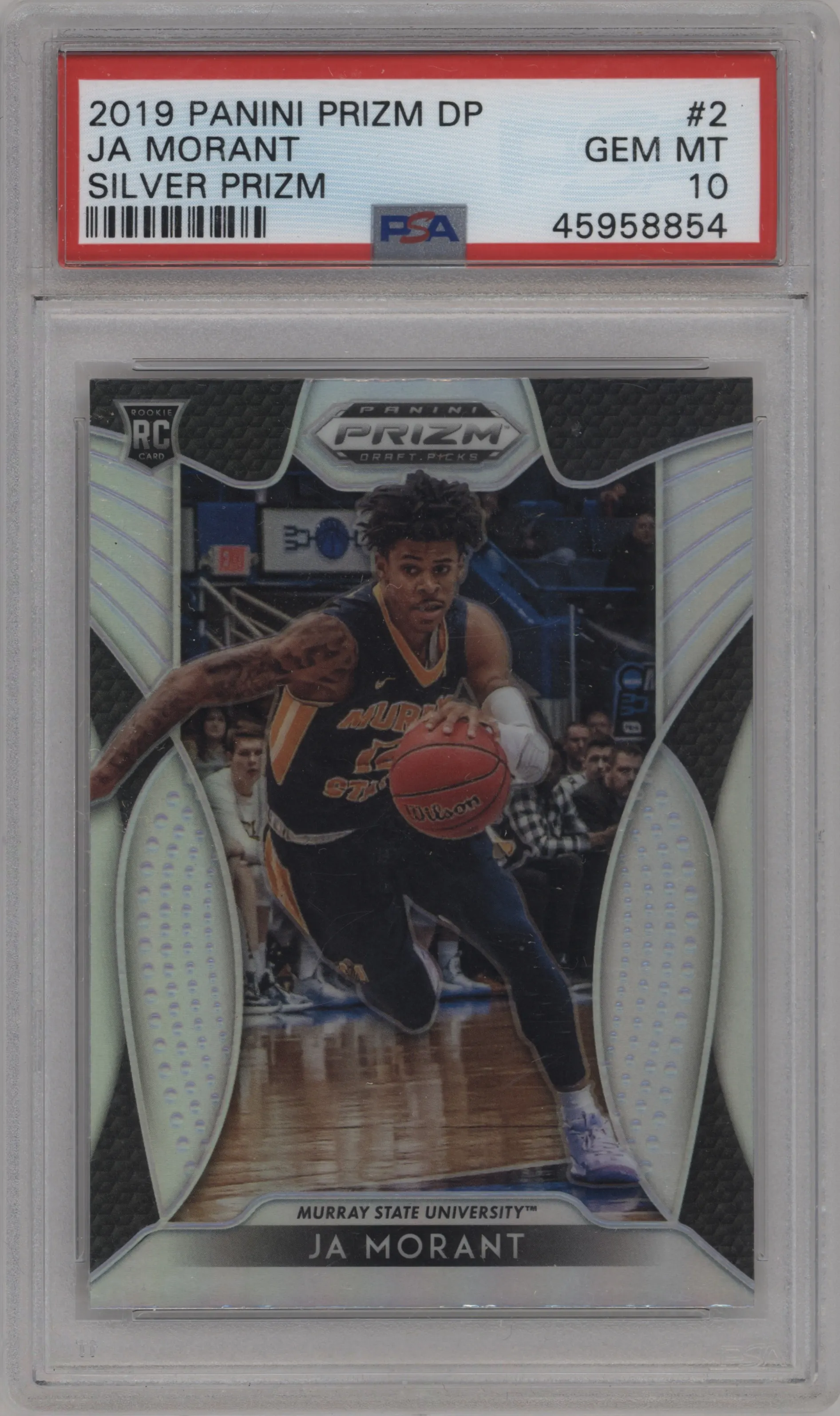 2019 Panini Prizm Draft Picks Ja Morant Silver Prizm PSA 10