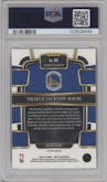 Trayce Jackson-Davis from the 2023-24 Panini Select  set featuring a Tiger parallel graded by PSA and given an overall grade of 10.