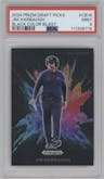 Jim Harbaugh from the 2024 Panini Prizm Draft Picks set graded by PSA and given an overall grade of 9.