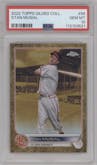 Stan Musial from the 2022 Topps Gilded Collection set graded by PSA and given an overall grade of 10.