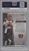 Joe Burrow from the 2020 Panini Spectra set graded by PSA and given an overall grade of 9.