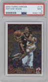 Dwyane Wade from the 2003-04 Topps Chrome set graded by PSA and given an overall grade of 9.