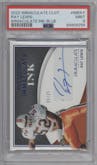 Ray Lewis from the 2022 Panini Immaculate Collection Collegiate set featuring a Blue parallel graded by PSA and given an overall grade of 9.