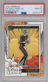 Michael Penix Jr. from the 2024 Donruss set graded by PSA and given an overall grade of 10.