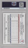 Evan Carter from the 2024 Topps  set featuring a Team Color Border parallel graded by PSA and given an overall grade of 10.