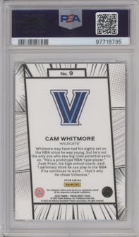 Cam Whitmore from the 2023-24 Panini Prizm Draft Picks set graded by PSA and given an overall grade of 10.